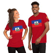 Load image into Gallery viewer, Haiti Flag Unisex t-shirt - Frantz Benjamin
