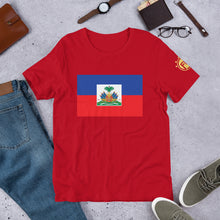Load image into Gallery viewer, Haiti Flag Unisex t-shirt - Frantz Benjamin
