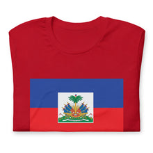 Load image into Gallery viewer, Haiti Flag Unisex t-shirt - Frantz Benjamin
