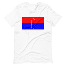 Load image into Gallery viewer, FB Haitian Flag Unisex t-shirt - Frantz Benjamin
